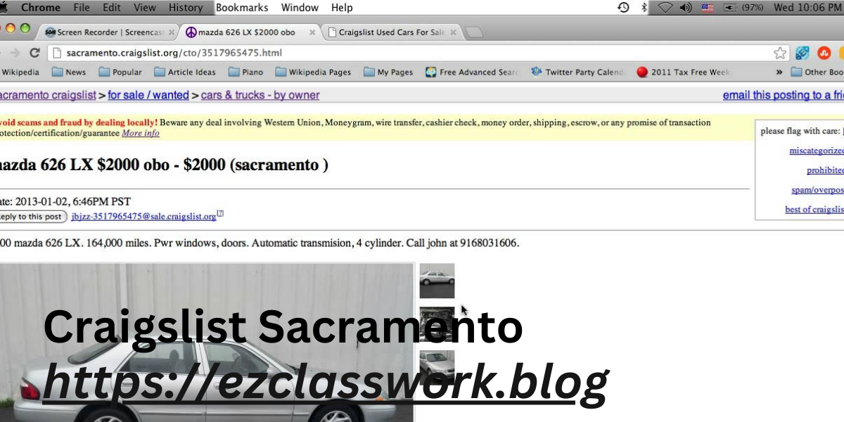 Craigslist Sacramento